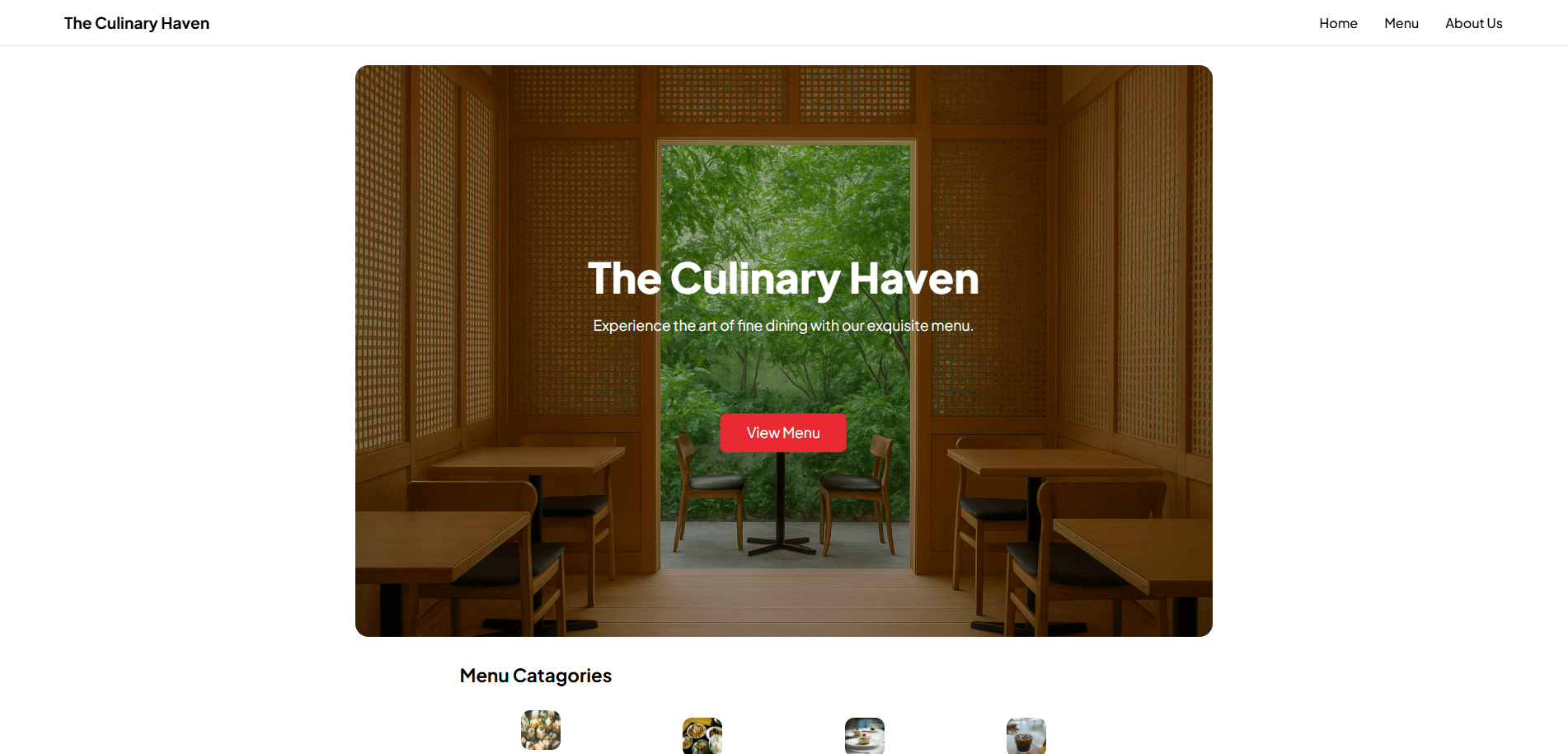 Проект: The Culinary Haven